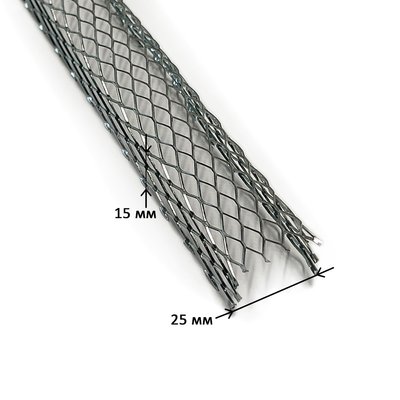 Сетка оцинкованная для крепления бентонитового шнура, 1 м.п. 15х25 мм, Sanpol Украина 100005358 фото