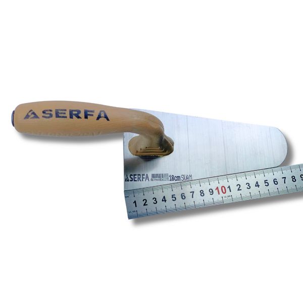 Кельма штукатурная заокругленная Plaster & Brick Trowel 18 см (337) 337 фото от Arfen