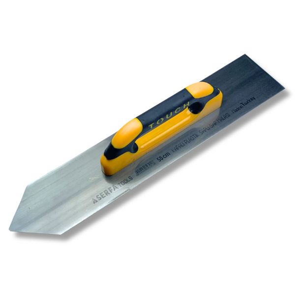 Гладилка для пола с острым углом 50 см Floor Finishing Trowel/Closed Touch Handle, cталь, желтая (301) 301 фото от Arfen