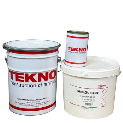 Аэродромный герметик для швов Teknopoliderz 2K TIX (10,3 кг). Черный 1670701117 фото