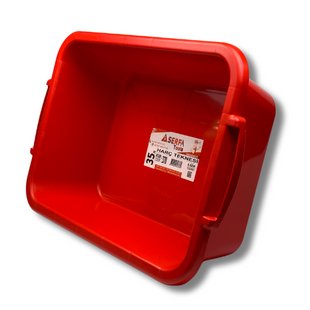 Таз строительный прямоугольный пластиковый Plaster Hod Lux Red 35 л, красный (378) 378 фото от Arfen