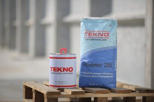 Гидроизоляция жесткая полимерцементная Teknomer 200 (25 кг). 1670701054 фото от Arfen