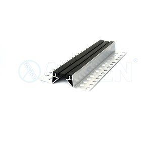 Деформационный профиль AR 107-051 Arfen (Турция) черная сменная вставка TPE 0508 фото от Arfen