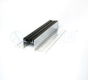 Деформационный профиль AR 107-053 Arfen (Турция) черная сменная вставка TPE 0509 фото от Arfen